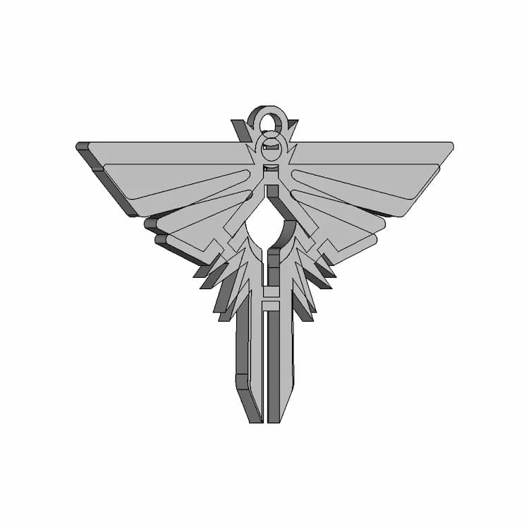 Firefly Necklace The Last Of Us - Downloadable CAD Representation