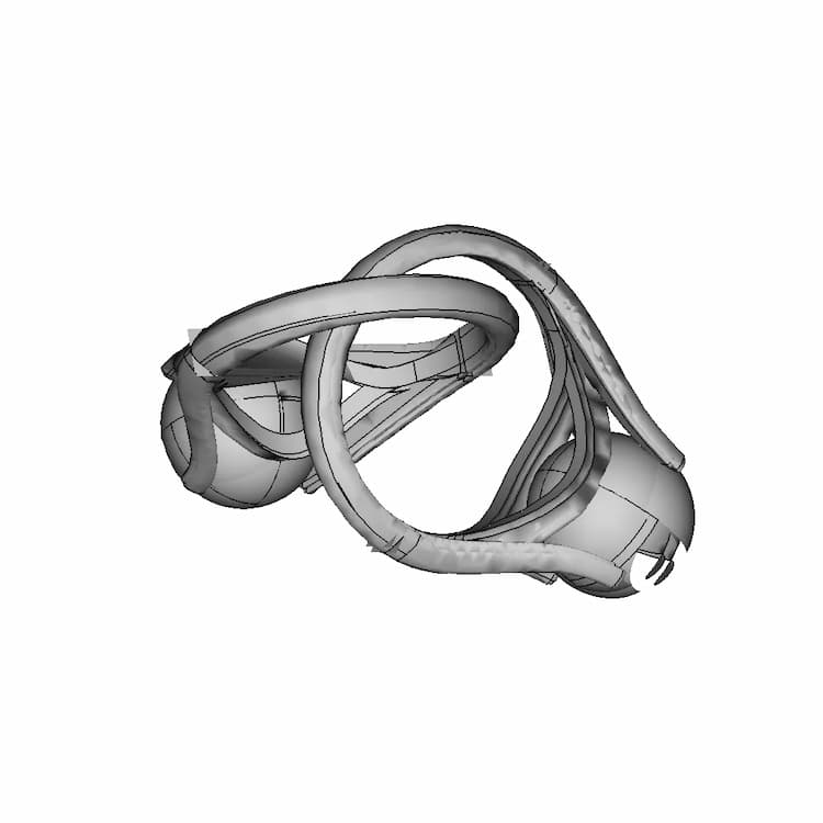 Gold Or Porcelain And Pearl Ring | High-Quality CAD Model