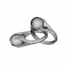 Gold Or Porcelain And Pearl Ring | High-Quality CAD Model_60_30_degree_snapshot