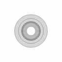 Round Rivet Nut - Complete | High-Quality CAD Model_0_0_degree_snapshot