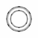 Abstract Ring Carbon White Gold Yellow Green Rose - Downloadable CAD Representation_270_0_degree_snapshot