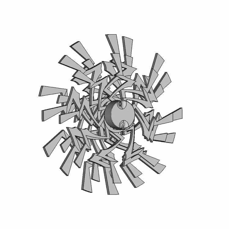 Kinetic Sculpture | 3D Engineering Design File