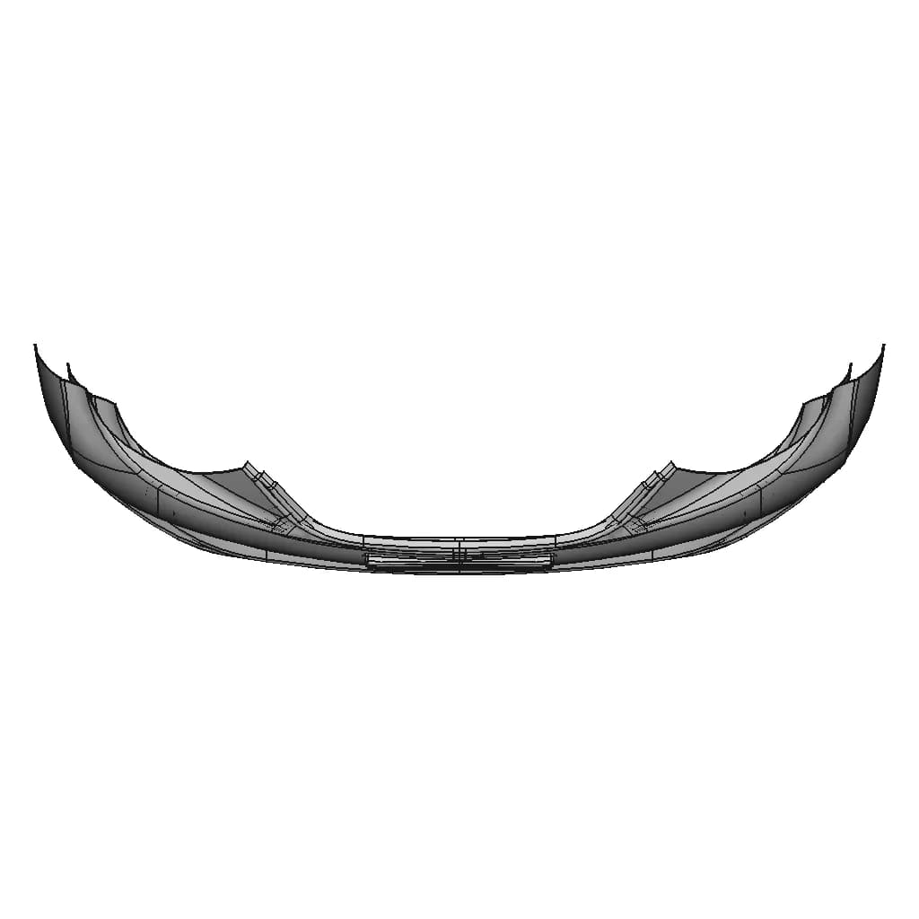 Car Bumper Front Body - Standard Mechanical Component_0_0_degree_snapshot