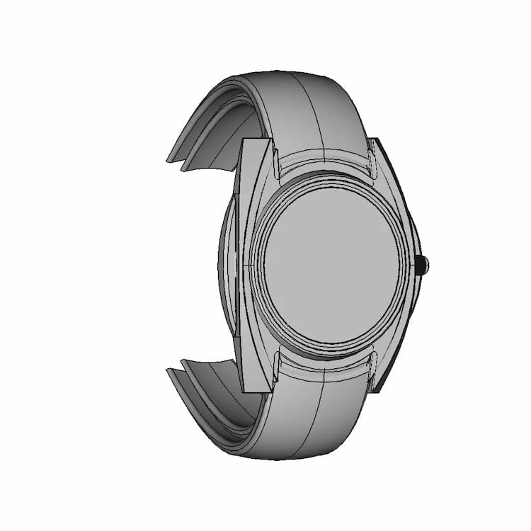 Wrist Watch - Downloadable CAD Representation