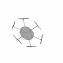 Drone(Hexacopter) | High-Quality CAD Model_60_30_degree_snapshot