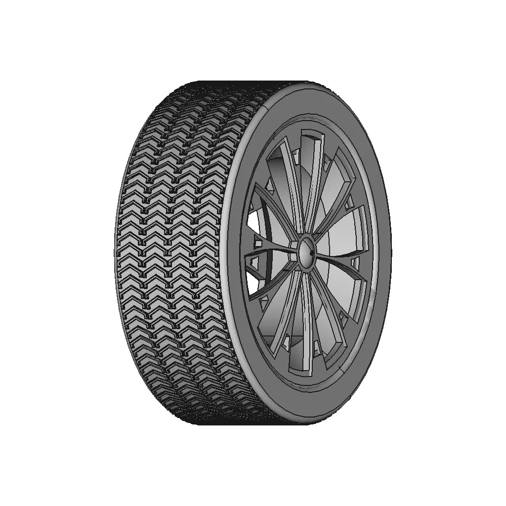 Tire | 3D Engineering Design File_60_30_degree_snapshot
