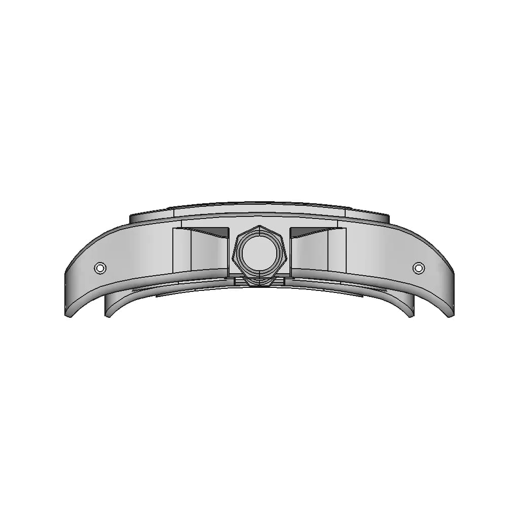 Waterproof Watch Case - Standard Mechanical Component_0_90_degree_snapshot