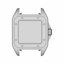 Waterproof Watch Case - Standard Mechanical Component_270_0_degree_snapshot