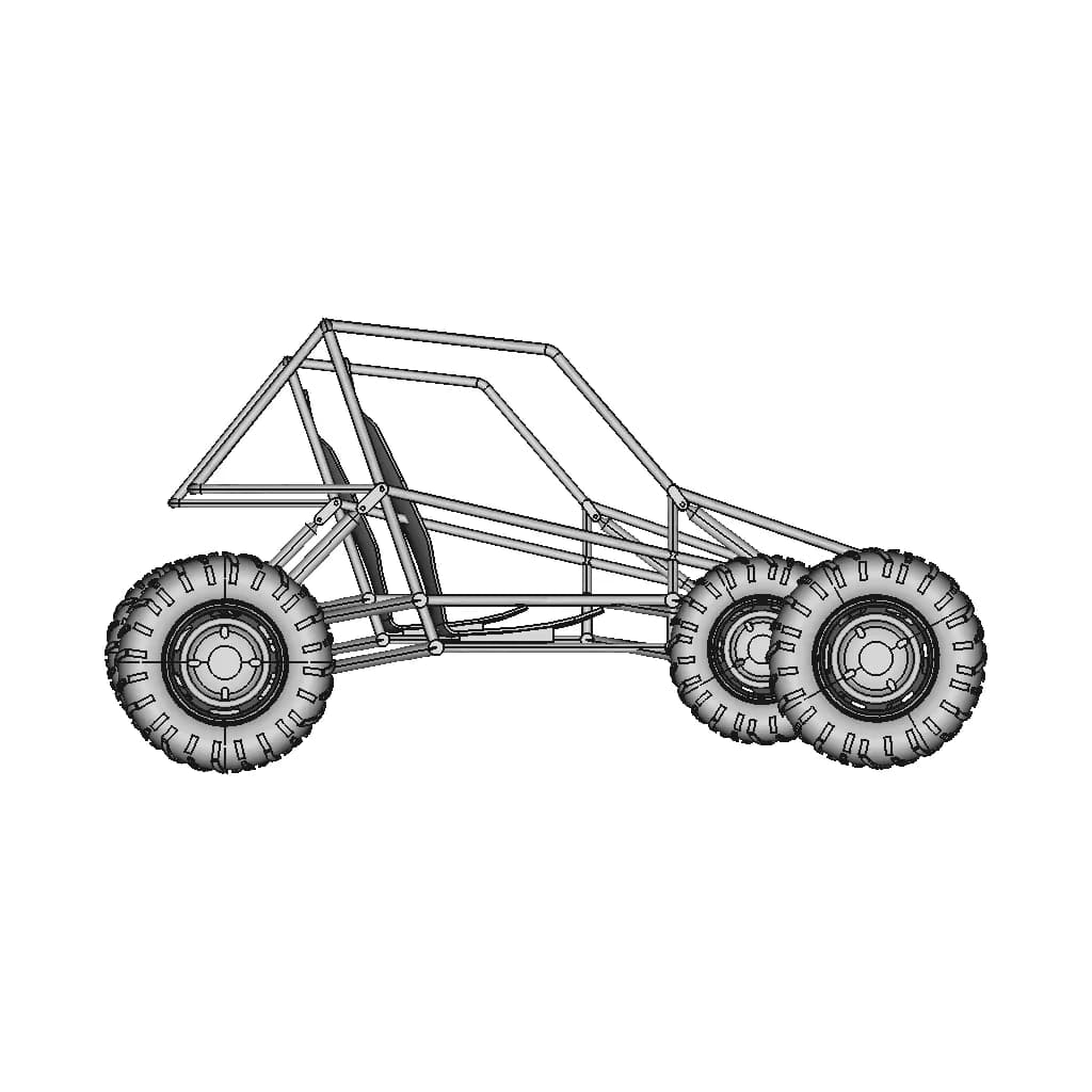 Shock Absorber System With Arms | 3D Engineering Design File_0_270_degree_snapshot