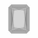 Radiant Cut Diamond | High-Quality CAD Model_0_0_degree_snapshot