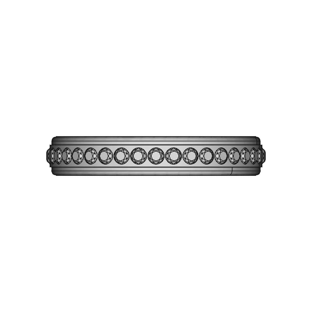 Luxurious Rose Gold Jewellery Ring - Standard Mechanical Component_270_0_degree_snapshot