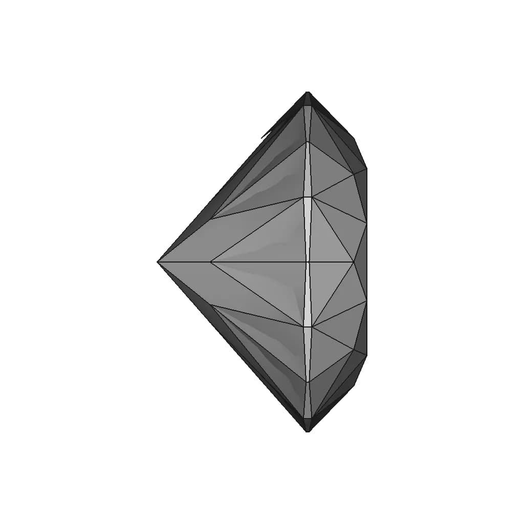 Circular Diamond - Downloadable CAD Representation_0_270_degree_snapshot