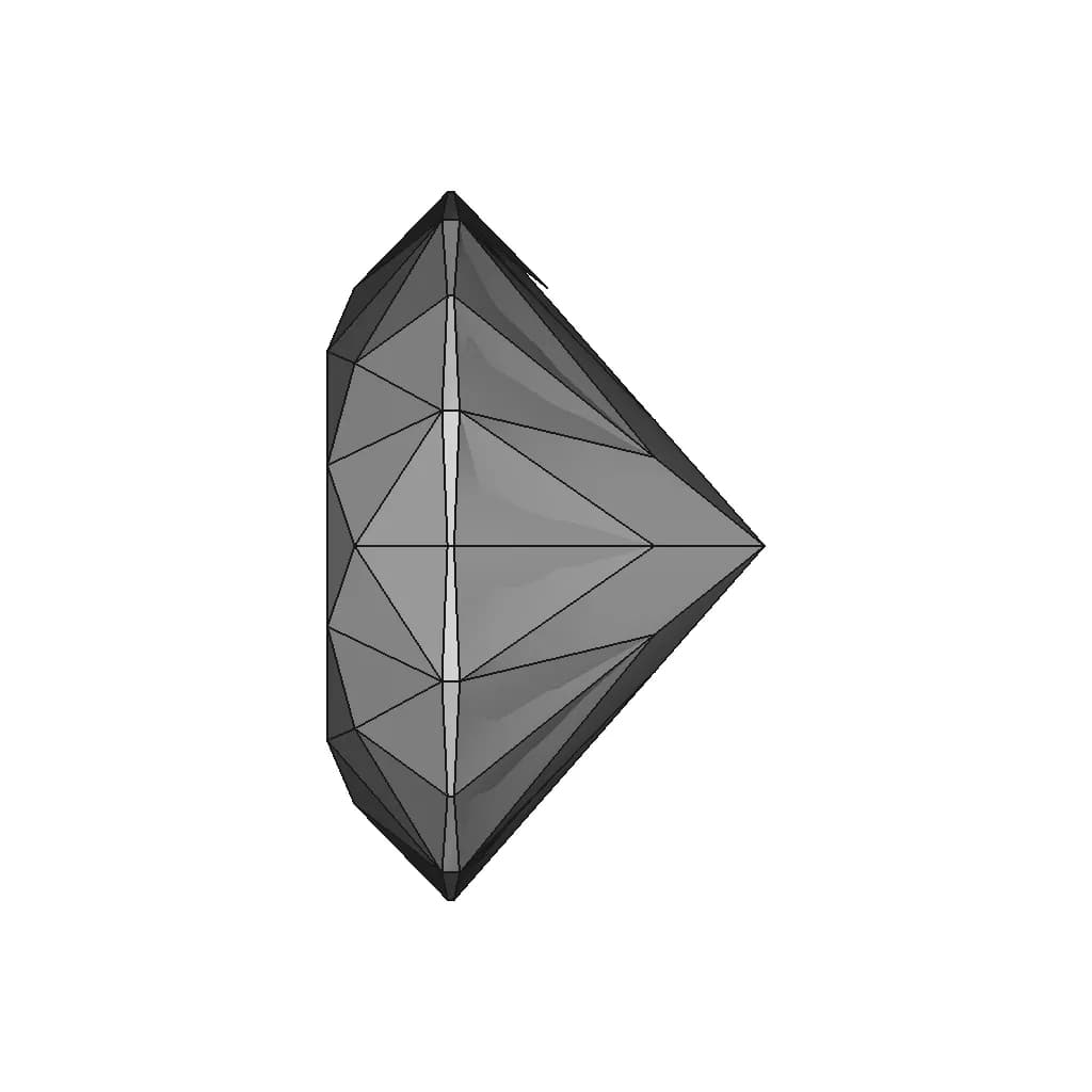 Circular Diamond - Downloadable CAD Representation_0_90_degree_snapshot