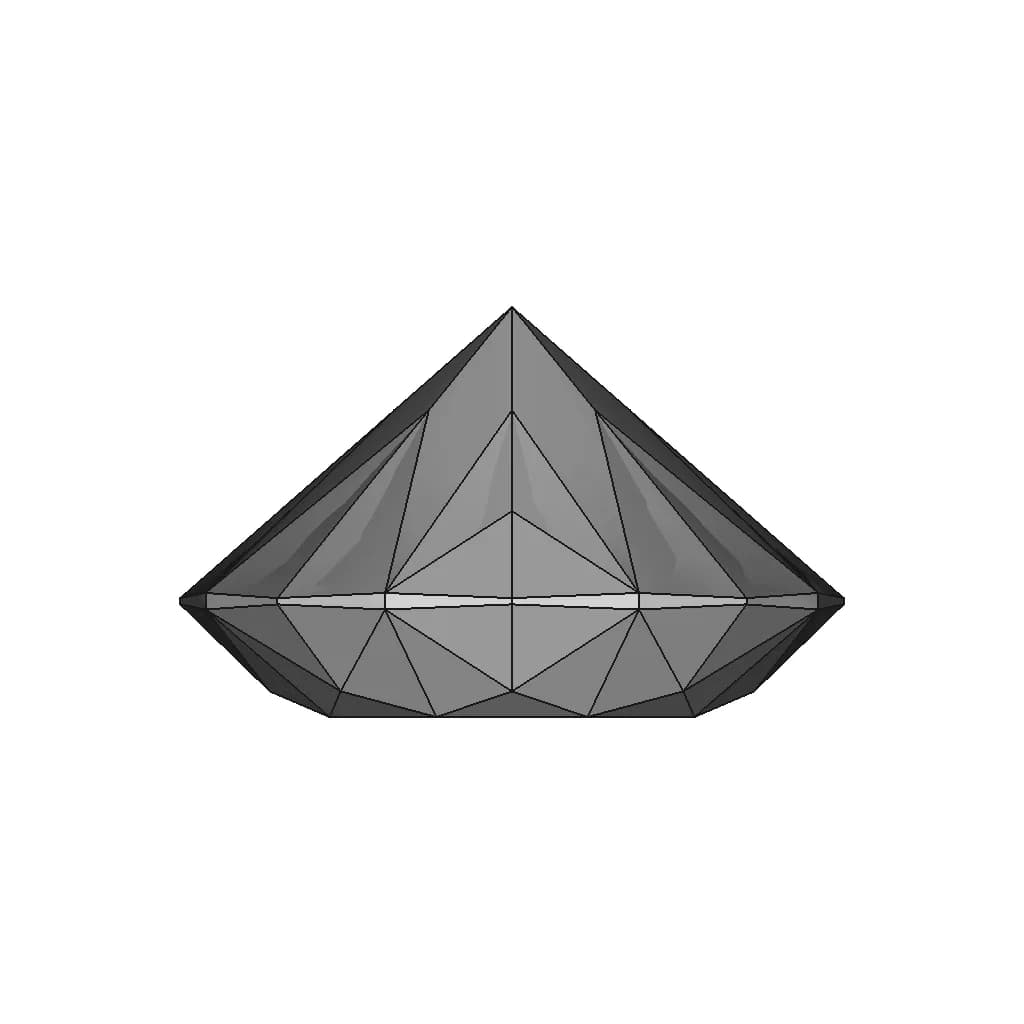 Circular Diamond - Downloadable CAD Representation_270_0_degree_snapshot