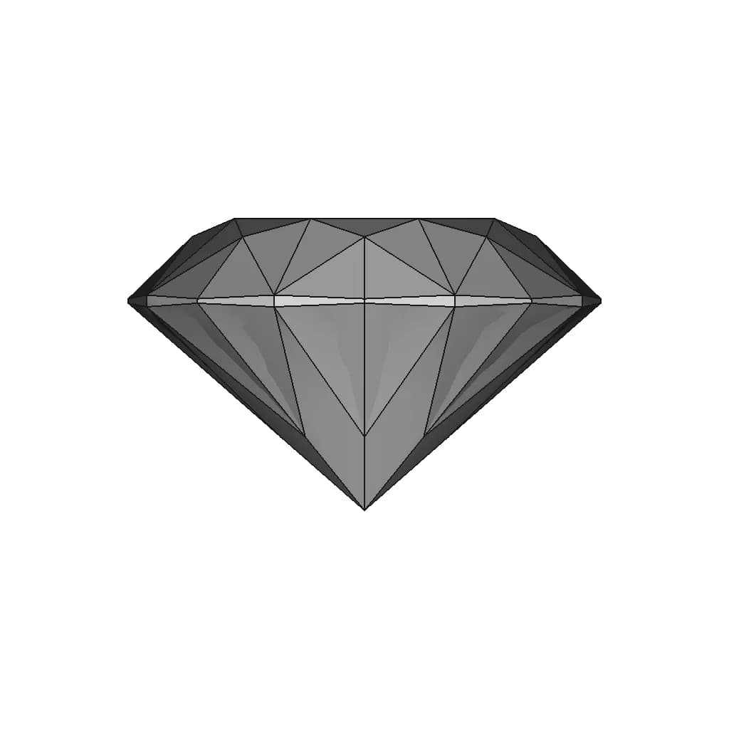 Circular Diamond - Downloadable CAD Representation_90_0_degree_snapshot