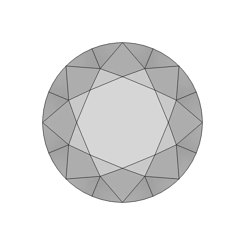 Circular Diamond - Standard Mechanical Component_0_0_degree_snapshot