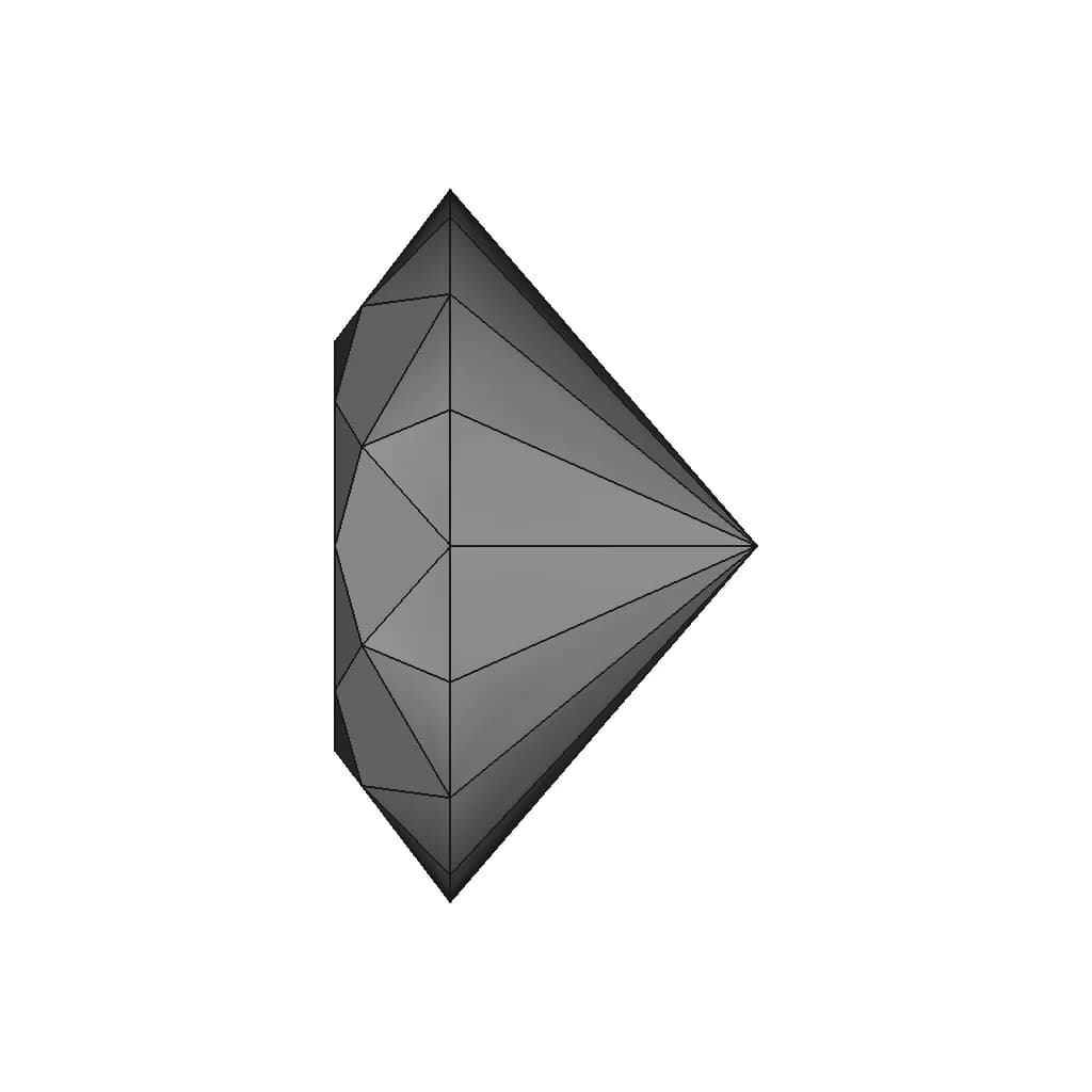Circular Diamond - Standard Mechanical Component_0_90_degree_snapshot