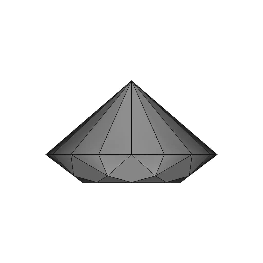 Circular Diamond - Standard Mechanical Component_270_0_degree_snapshot