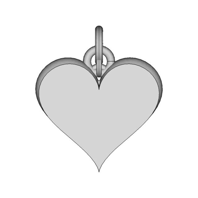 Heart Pendant | High-Quality CAD Model