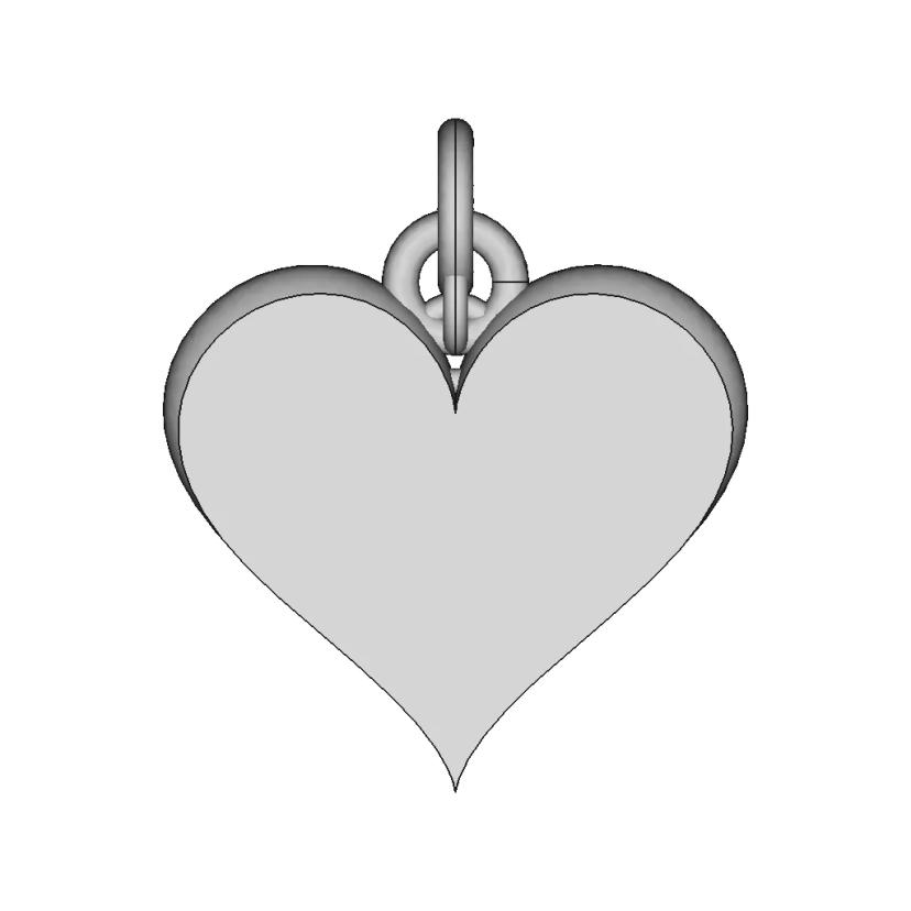 Heart Pendant | High-Quality CAD Model