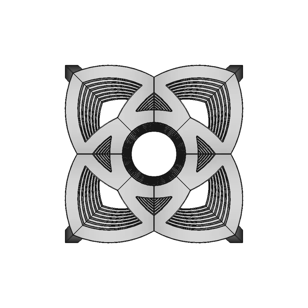 Nested Flowing Cube | High-Quality CAD Model_0_0_degree_snapshot