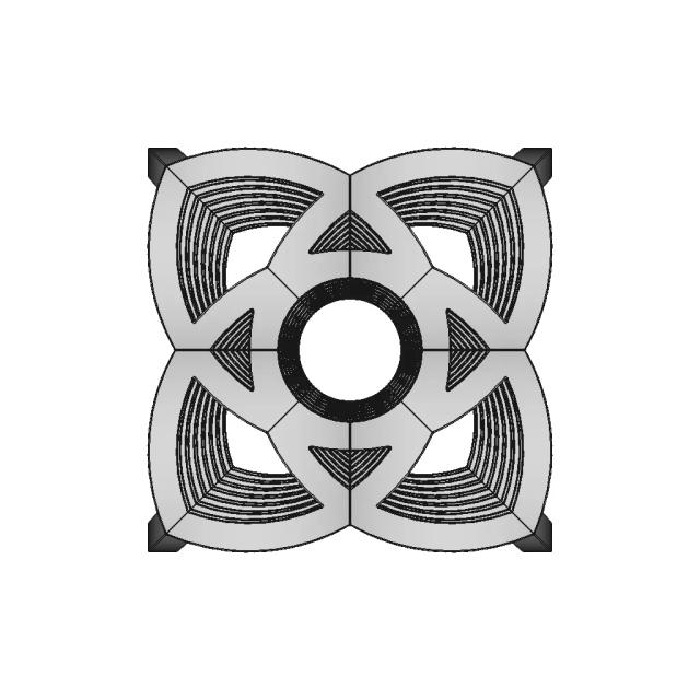 Nested Flowing Cube | High-Quality CAD Model