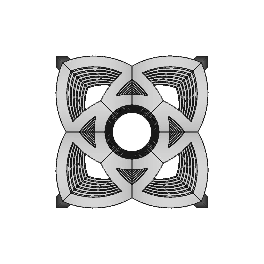 Nested Flowing Cube | High-Quality CAD Model_0_270_degree_snapshot