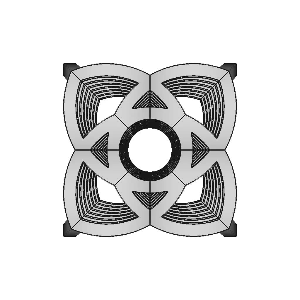 Nested Flowing Cube | High-Quality CAD Model_0_90_degree_snapshot