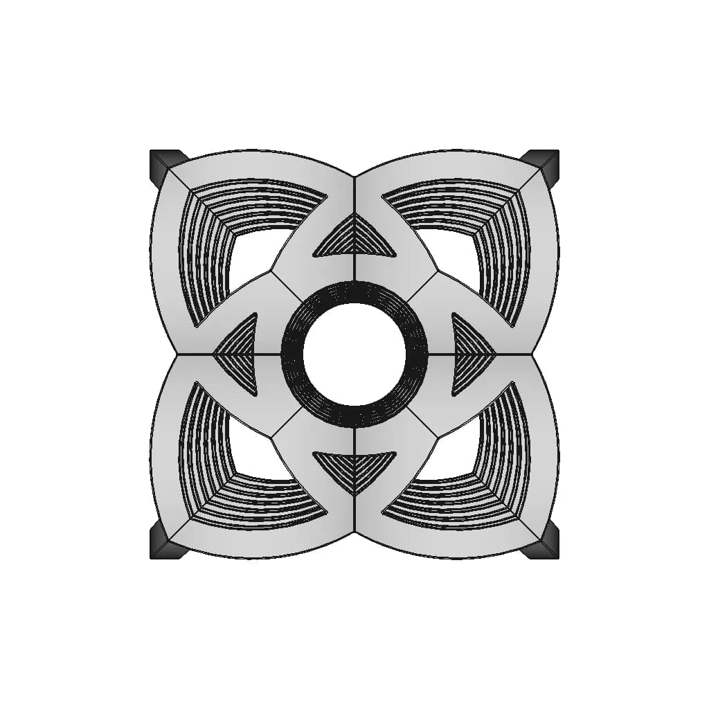 Nested Flowing Cube | High-Quality CAD Model_90_0_degree_snapshot