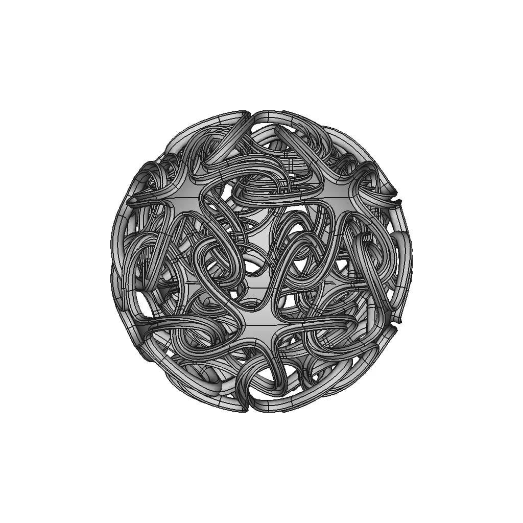 Complex Interlinked Star | High-Quality CAD Model_0_90_degree_snapshot