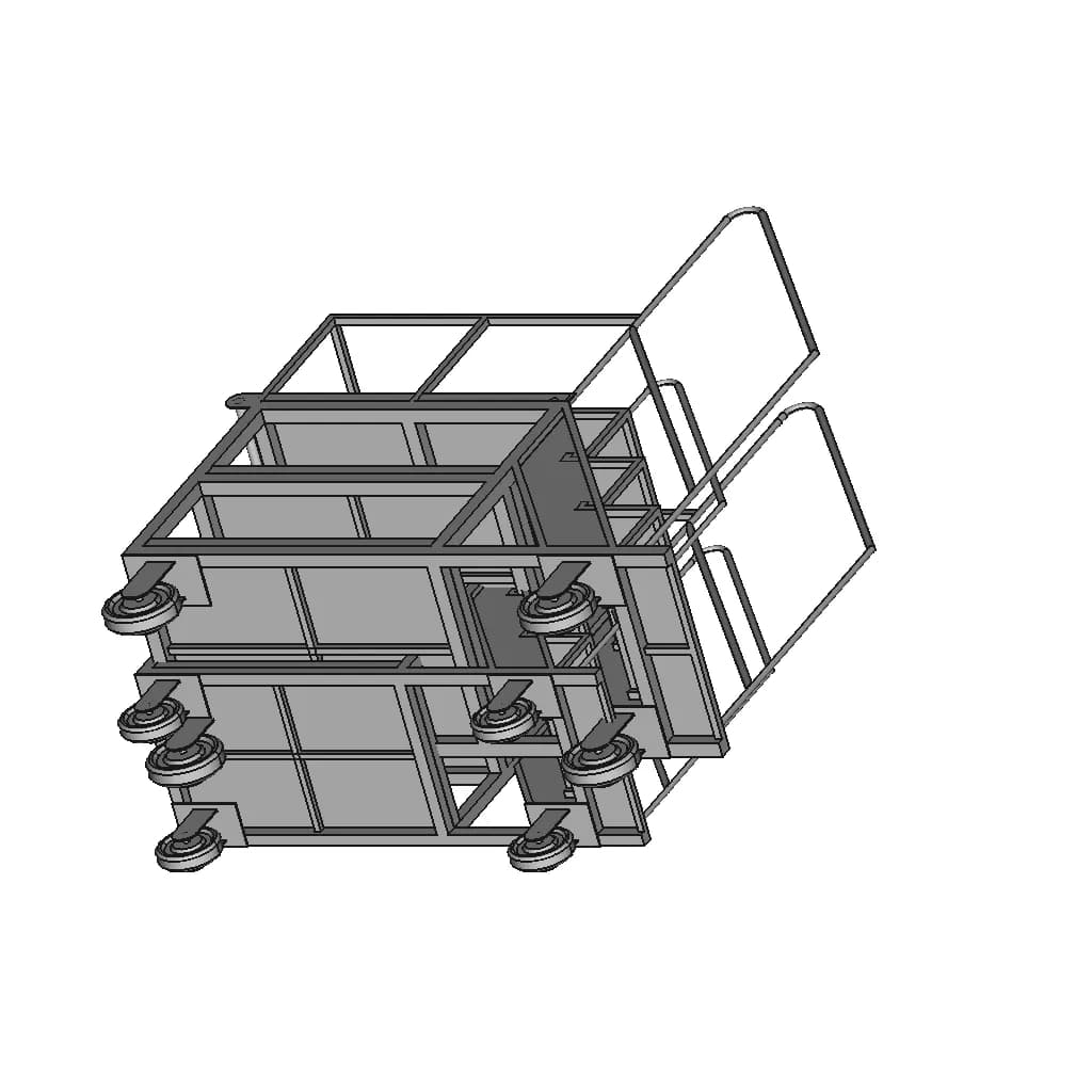 Ladder Trolley | 3D Engineering Design File_60_30_degree_snapshot