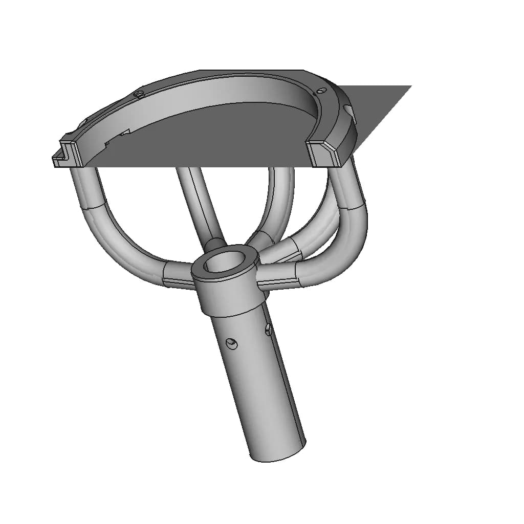 Engine Holder Stand Mount Porsche - Downloadable CAD Representation_60_30_degree_snapshot
