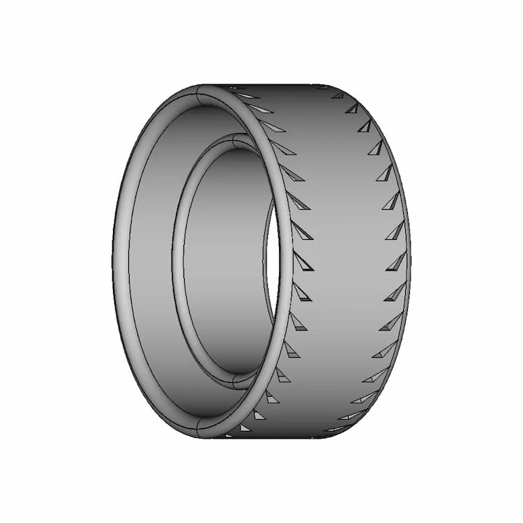 Wheel Keychain - Standard Mechanical Component