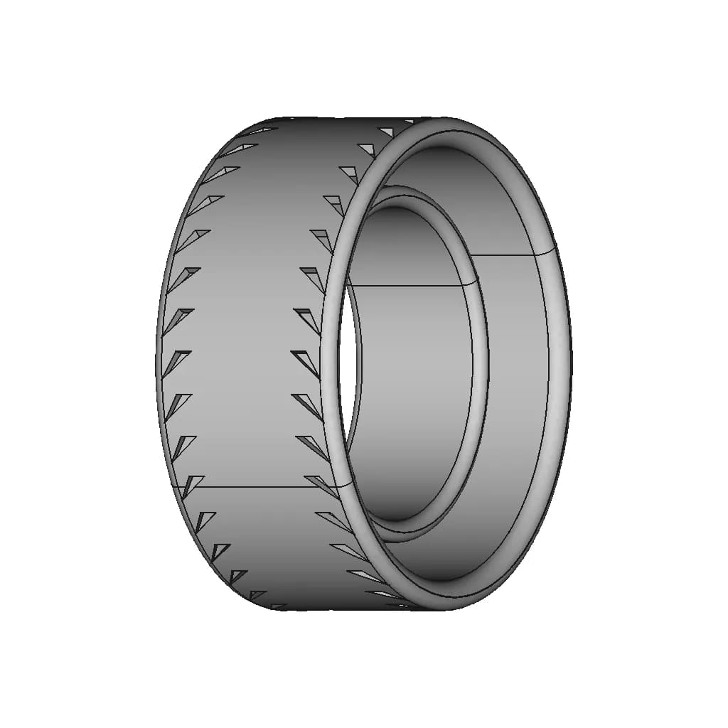 Wheel Keychain - Standard Mechanical Component_60_30_degree_snapshot