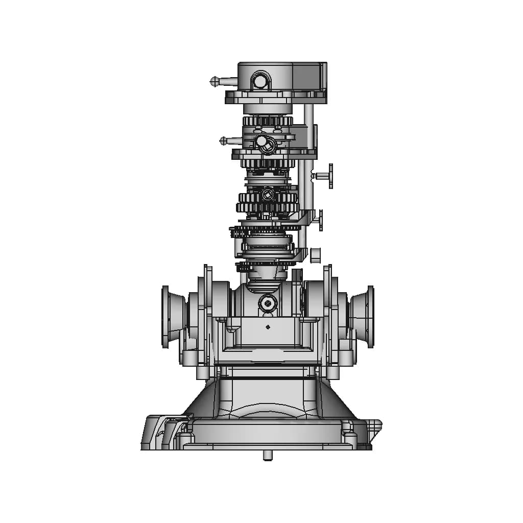 Кпп Эстония 19-25 (Доработанная) - Downloadable CAD Representation_270_0_degree_snapshot
