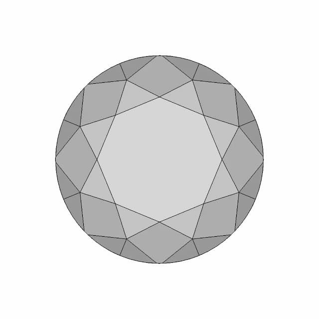 Diamond - Ideal Cut - Fully Paramteric - Downloadable CAD Representation