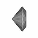 Diamond - Ideal Cut - Fully Paramteric - Downloadable CAD Representation_0_270_degree_snapshot
