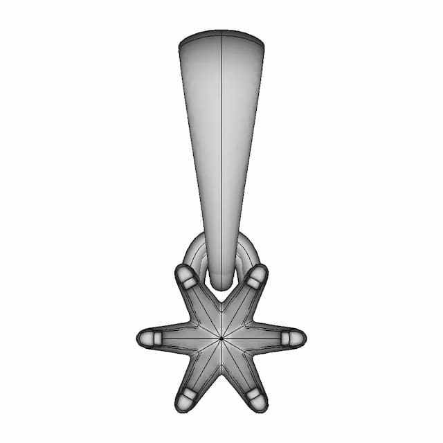 Pendant With Gem - Standard Mechanical Component