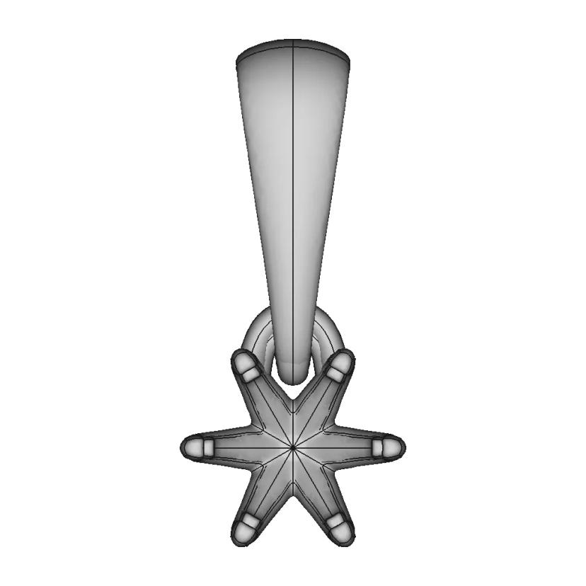 Pendant With Gem - Standard Mechanical Component