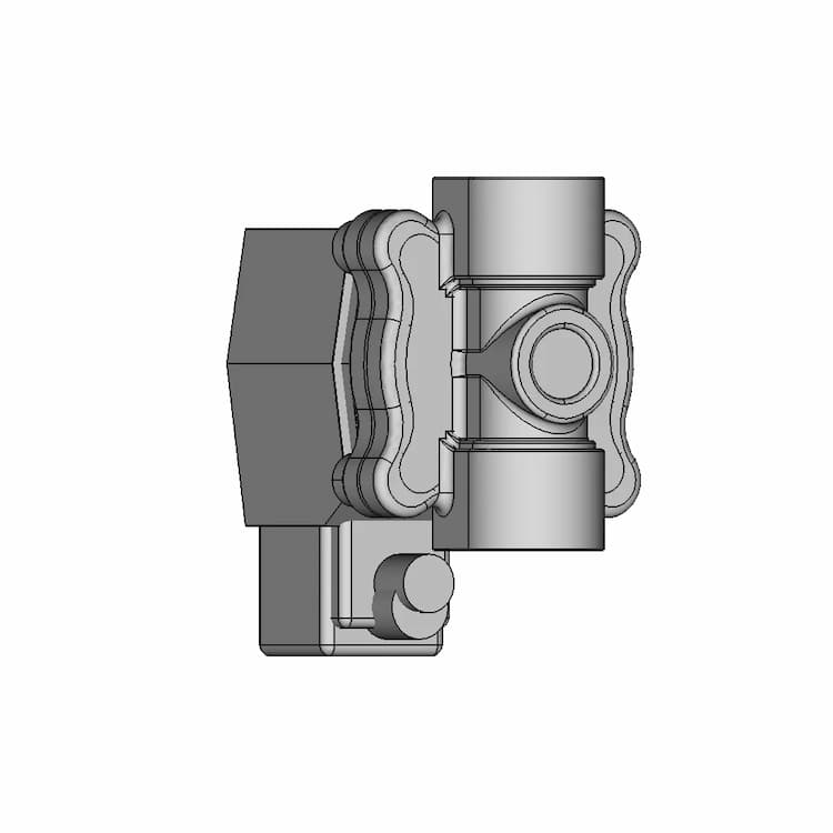 Solenoid Velve 220V. Электромагнитный Клапан 220В. | High-Quality CAD Model
