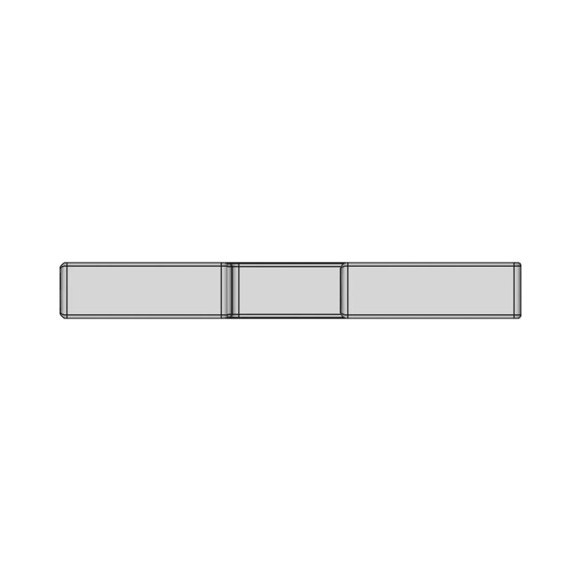 Minimalist Gold Ring Cufflinks | 3D Engineering Design File