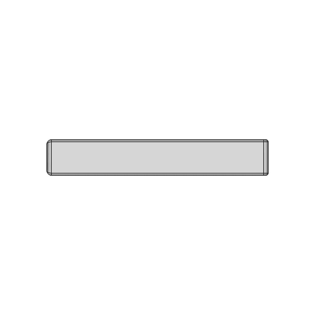 Minimalist Square Platinum Ring - Downloadable CAD Representation_0_90_degree_snapshot
