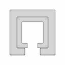 Minimalist Square Platinum Ring - Downloadable CAD Representation_270_0_degree_snapshot