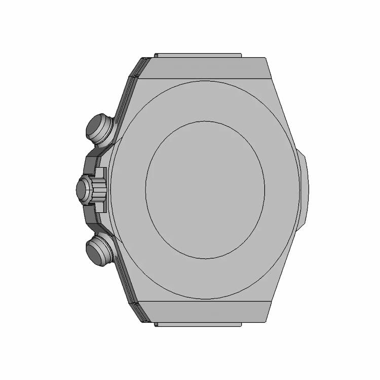 Hublot Big Bang Red | 3D Engineering Design File
