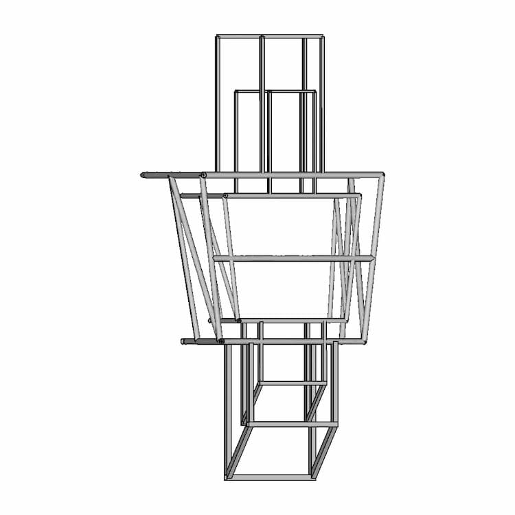 Tube-Frame Race Car Chassis - Downloadable CAD Representation
