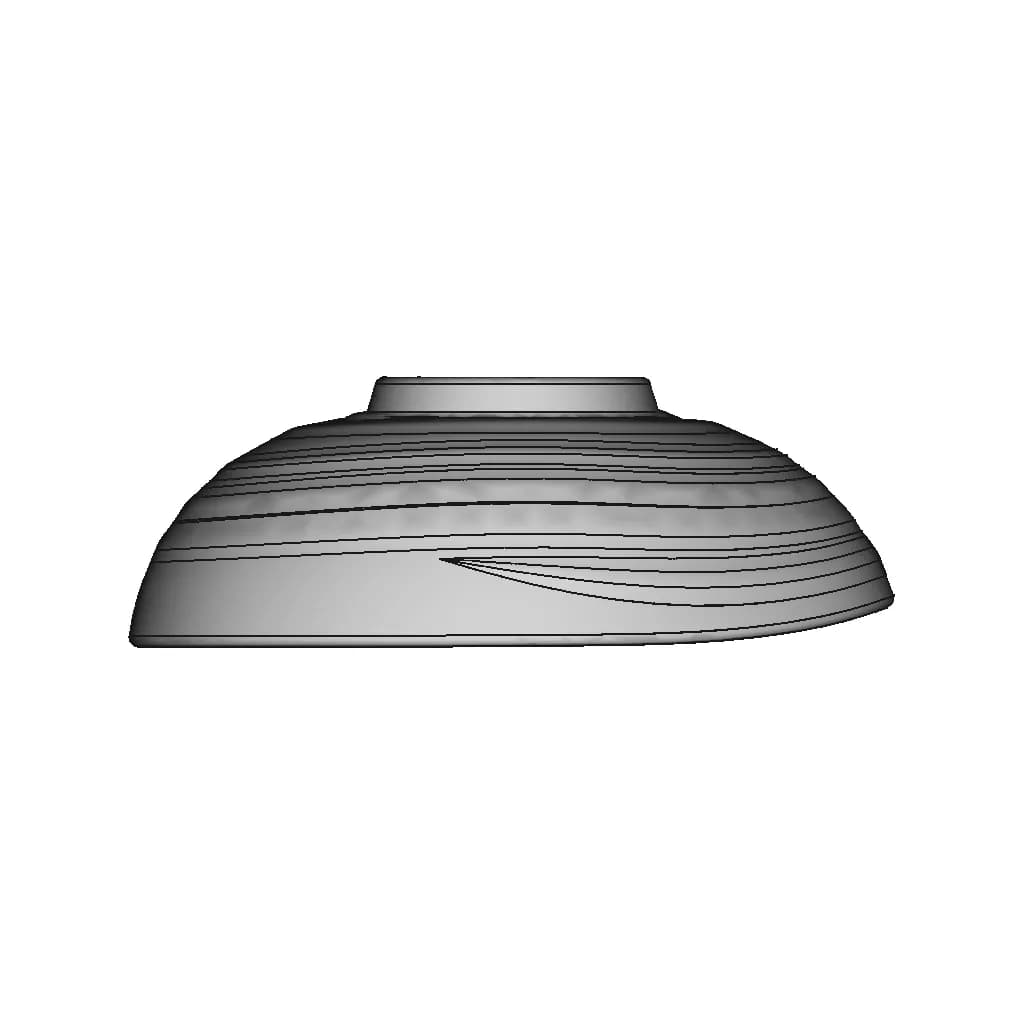 Japanese Bowl | High-Quality CAD Model_270_0_degree_snapshot