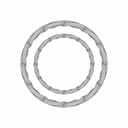 Italic Trilogy Weave Ring White Gold Yellow Green - Downloadable CAD Representation_270_0_degree_snapshot