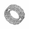 Italic Trilogy Weave Ring White Gold Yellow Green - Downloadable CAD Representation_60_30_degree_snapshot