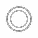 Italic Trilogy Weave Ring White Gold Yellow Green - Downloadable CAD Representation_90_0_degree_snapshot
