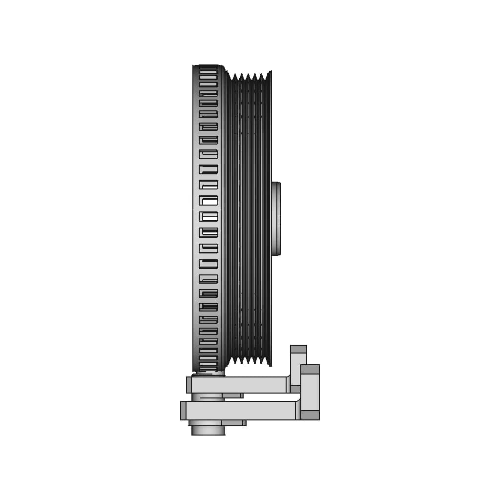 Saab 9000 Crankshaft Pulley | 3D Engineering Design File_270_0_degree_snapshot